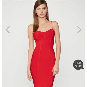 BCBG STRAPPY BODYCON DRESS NWT